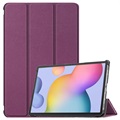 Tri-Fold Series Samsung Galaxy Tab S7/S8 Folio Case - Paars