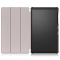 Tri-Fold Series Samsung Galaxy Tab A7 Lite Folio Case - Zwart