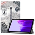 Tri-Fold Series Samsung Galaxy Tab A7 Lite Folio Hoesje - Eiffeltoren