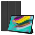 Tri-Fold Series Samsung Galaxy Tab S5e Folio Hoes - Zwart