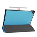 Tri-Fold Series Samsung Galaxy Tab S6 Lite 2020/2022 Folio Case - Babyblauw
