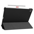 Tri-Fold Series Samsung Galaxy Tab S6 Lite 2020/2022 Folio Case - Zwart