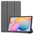 Tri-Fold Series Samsung Galaxy Tab S6 Lite 2020/2022 Folio Case - Grijs
