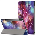 Tri-Fold Series Samsung Galaxy Tab S7 FE Smart Folio Case - Galaxy