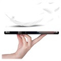 Tri-Fold Series Samsung Galaxy Tab S7 FE Smart Folio Case - Naturel