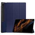 Samsung Galaxy Tab S9 Ultra Tri-Fold Series Smart Folio Case - Blauw