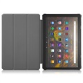 Tri-Fold Series Amazon Fire HD 10 (2021) Smart Folio Case - Zwart