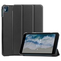 Tri-Fold Series Nokia T10 Smart Folio Case - Zwart