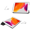 Tri-Fold Series iPad 10.2 2019/2020/2021 Smart Folio Case - Zwart