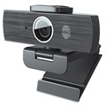 UHD 4K-webcam met microfoon en autofocus H500 - zwart