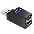 USB 3.0 Hubsplitter 1x3 - 1x USB 3.0, 2x USB 2.0 - Zwart