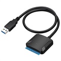 USB 3.0 / SATA harde schijf kabeladapter - zwart