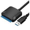 USB 3.0 / SATA harde schijf kabeladapter - zwart