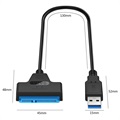 USB 3.0 SATA III Adapterkabel W25CE01 - Zwart