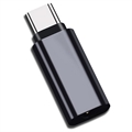 Acefast C1-07 USB-C / 3,5 mm AUX-audioadapter - donkergrijs
