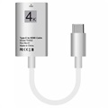 USB Type-C naar HDMI Adapter TH002 - 4K - 15cm - Zilver