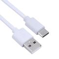 USB naar USB-C oplaadkabel voor iPhone 15 / Plus / Pro / Pro Max - Wit