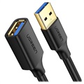 Ugreen USB 3.0 Mannelijk/Vrouwelijk Verlengkabel - 1m - Zwart