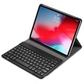 Ultradunne iPad Pro 11 Bluetooth-hoes met toetsenbord - Zwart