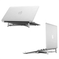 Universele Aluminium Uitschuifbare Laptop Standaard - 12-17" - Zilver