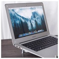 Universele Aluminium Uitschuifbare Laptopstandaard - 12-17" - Zilver