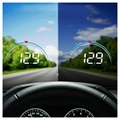 Universele Heads Up Display Digitale Auto Snelheidsmeter - Zwart