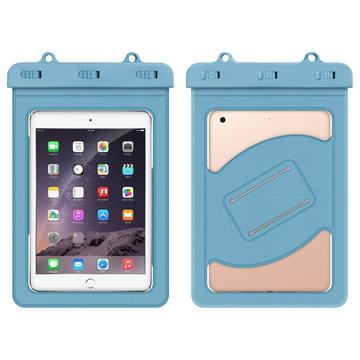 Universele IPX8 waterdichte tablettas - 9" - Blauw