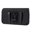 Universele Oxford Riemclip Case met Kaarthouder - 5.4" - Zwart