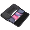 Universele Oxford Riemclip Case met Kaarthouder - 5.4" - Zwart