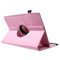 Universal Rotary Folio Case voor Tablets - 9-10" - Roze