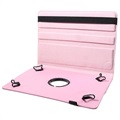 Universal Rotary Folio Case voor Tablets - 9-10" - Roze