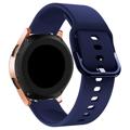 Universele Smartwatch Siliconen Band - 20mm - Marineblauw