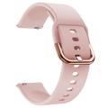 Universele Smartwatch Siliconen Band - 20mm - Roze