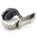 Universele Smartwatch Roestvrij Stalen Band - 20mm - Zilver