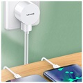 Usams CC081 T20 Dual-Port Fast Travel Charger - Wit