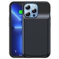 Usams US-CD175 iPhone 13 Pro Back-up Batterij Case - 3500mAh - Zwart