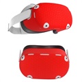 Oculus Quest 2 VR-headset siliconen hoesje - rood