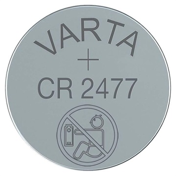 Varta CR2477/6477 Lithium Knoopcel Batterij 6477101401 - 3V