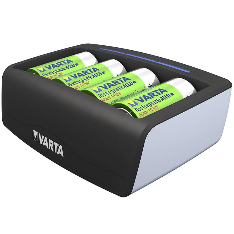 Reageer Creatie Kind Varta Easy Universele Batterij Oplader - 4x AA/AAA/C/D, 1x 9V