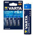 Varta Longlife Power AAA Batterij 4903110414 - 1.5V - 1x4