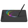 Veikk VK640 Pen Tablet / Tekenblok met Stylus Pen - Zwart