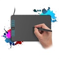 Veikk VK640 Pen Tablet / Tekenblok met Stylus Pen - Zwart