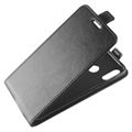 Huawei P20 Lite Verticale Flip Case met Kaartsleuf