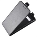 Samsung Galaxy S10 Verticale Flip Case met Kaartsleuf - Zwart