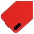 Sony Xperia L3 Verticale Flip Case met Kaarthouder - Rood