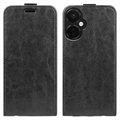 OnePlus Nord CE 3 Lite/N30 Verticale Flip Case met Kaarthouder - Zwart