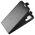 Huawei P30 Pro Verticale Flip Case met Kaartsleuf - Zwart