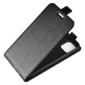 iPhone 11 Verticale Flip Case met Kaartsleuf - Zwart