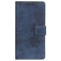 Vintage Series Motorola Edge 20 Wallet Case - Blauw
