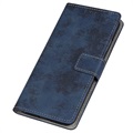 Vintage Series Motorola Edge 20 Wallet Case - Blauw